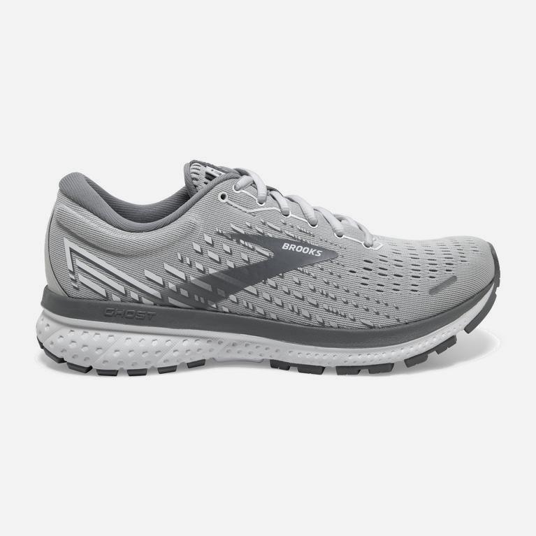 Brooks Ghost 13 Womens Road Running Shoes - Alloy/Grey/White - Philippines (476502RFE)